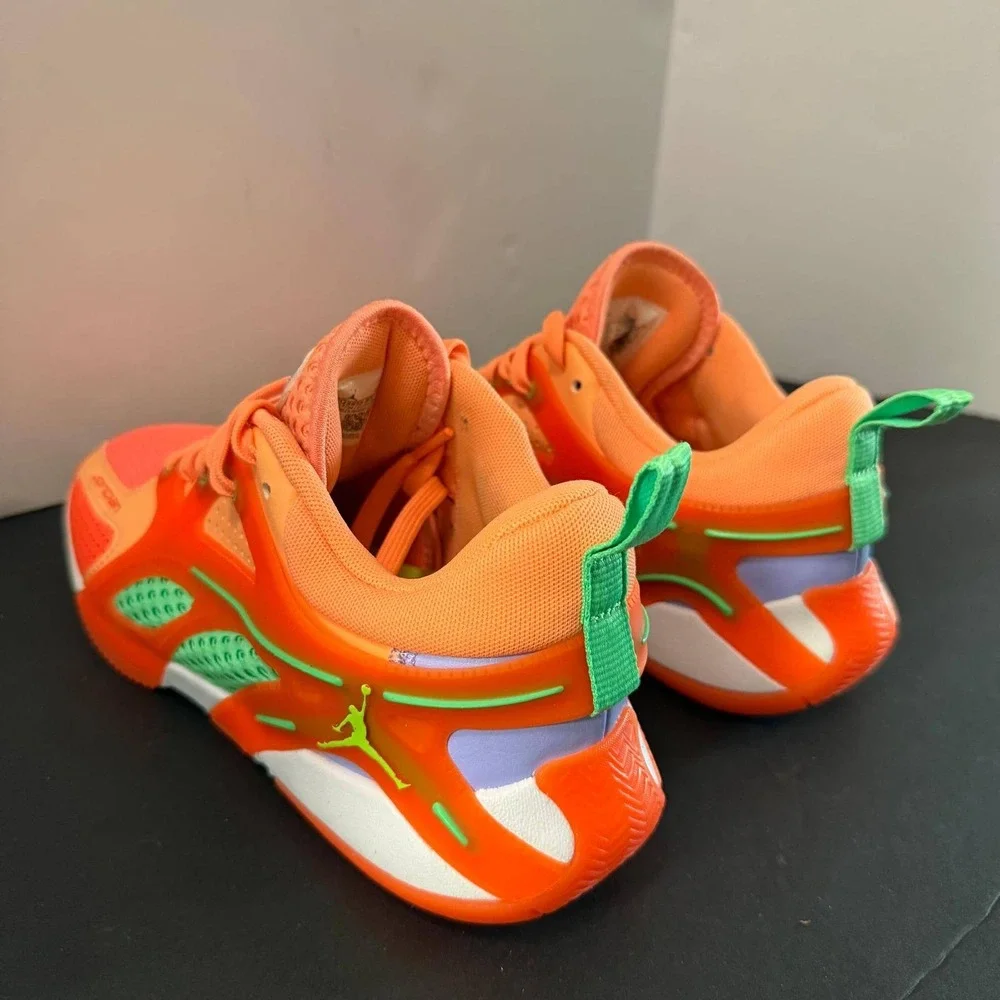 Jordan Luka 3 Motorsport Safety Orange Green Mens Basketball Shoes Size 6